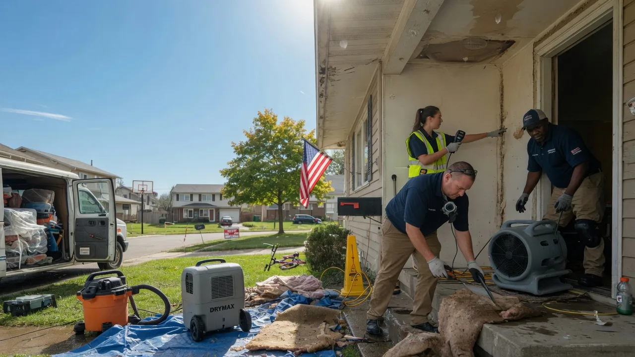 Water Damage Restoration in Herndon, KS near me